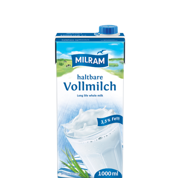 Vollmilch H Milram 3,5% Fett 1-l-Packung