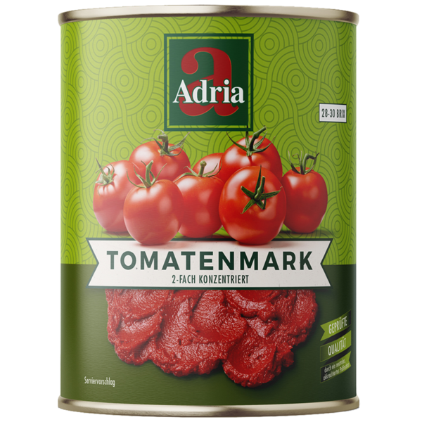 Tomatenmark 2-fach 28/30 Brix 4250-ml-Dose