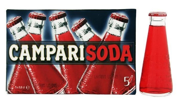 Campari mit Soda 25% Vol. (5 Flaschen á 0,098l)