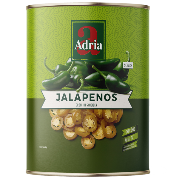 Jalapenos grün in Scheiben 3100-ml